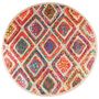 Voir la diapositive 2 : VIDAXL Tapis lavable multicolore Ø 120 cm antiderapant