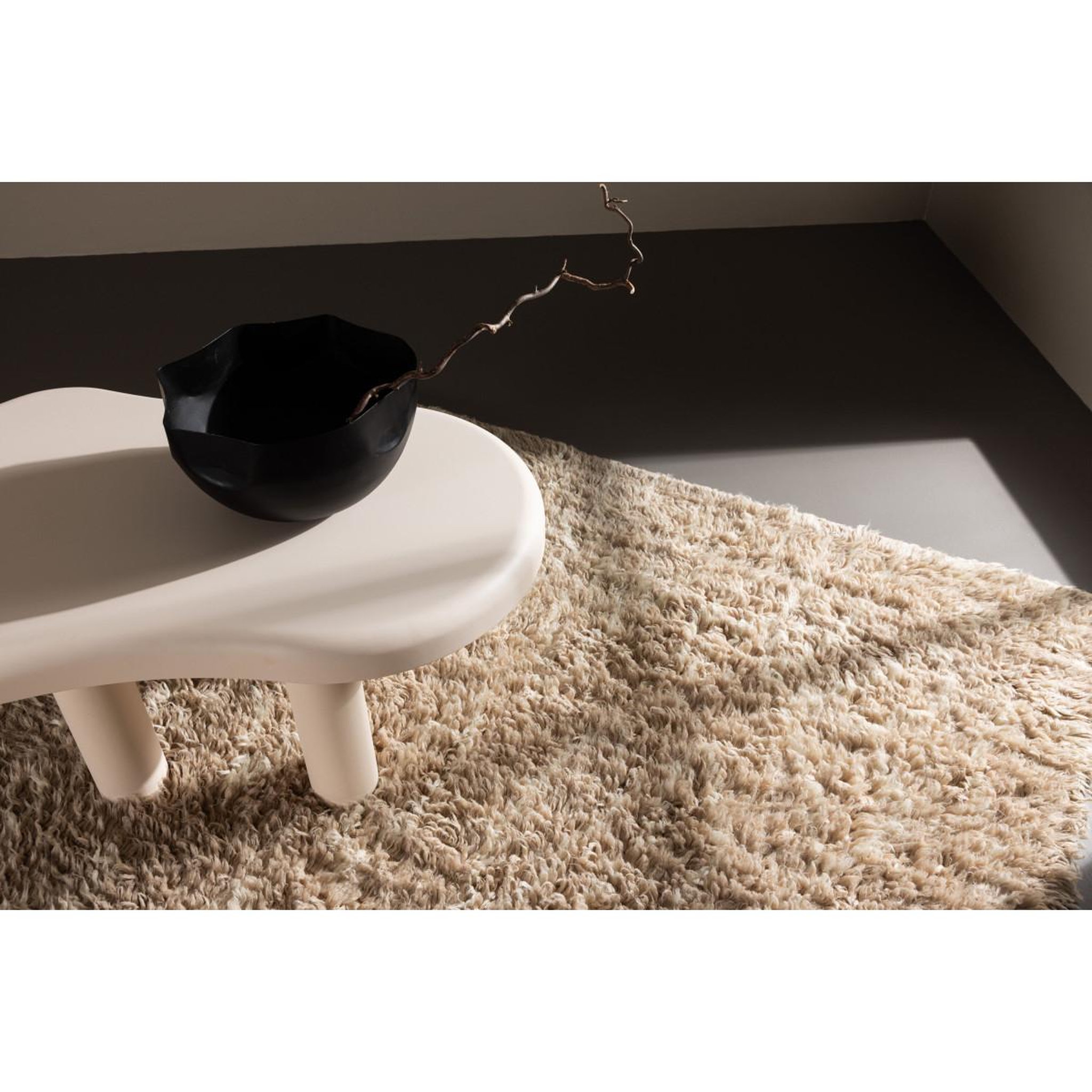 Voir la diapositive 5 : Paris Prix Tapis déco en laine  leiko  200x300cm beige