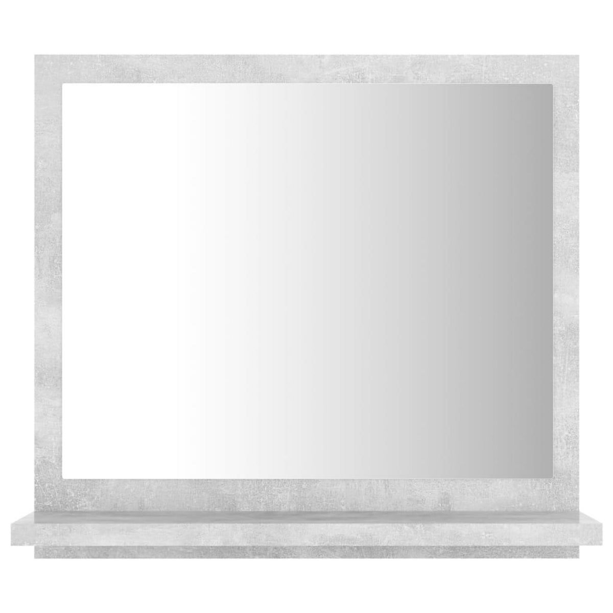 VIDAXL Miroir de salle de bain Gris beton 40x10,5x37cm Bois ingenierie