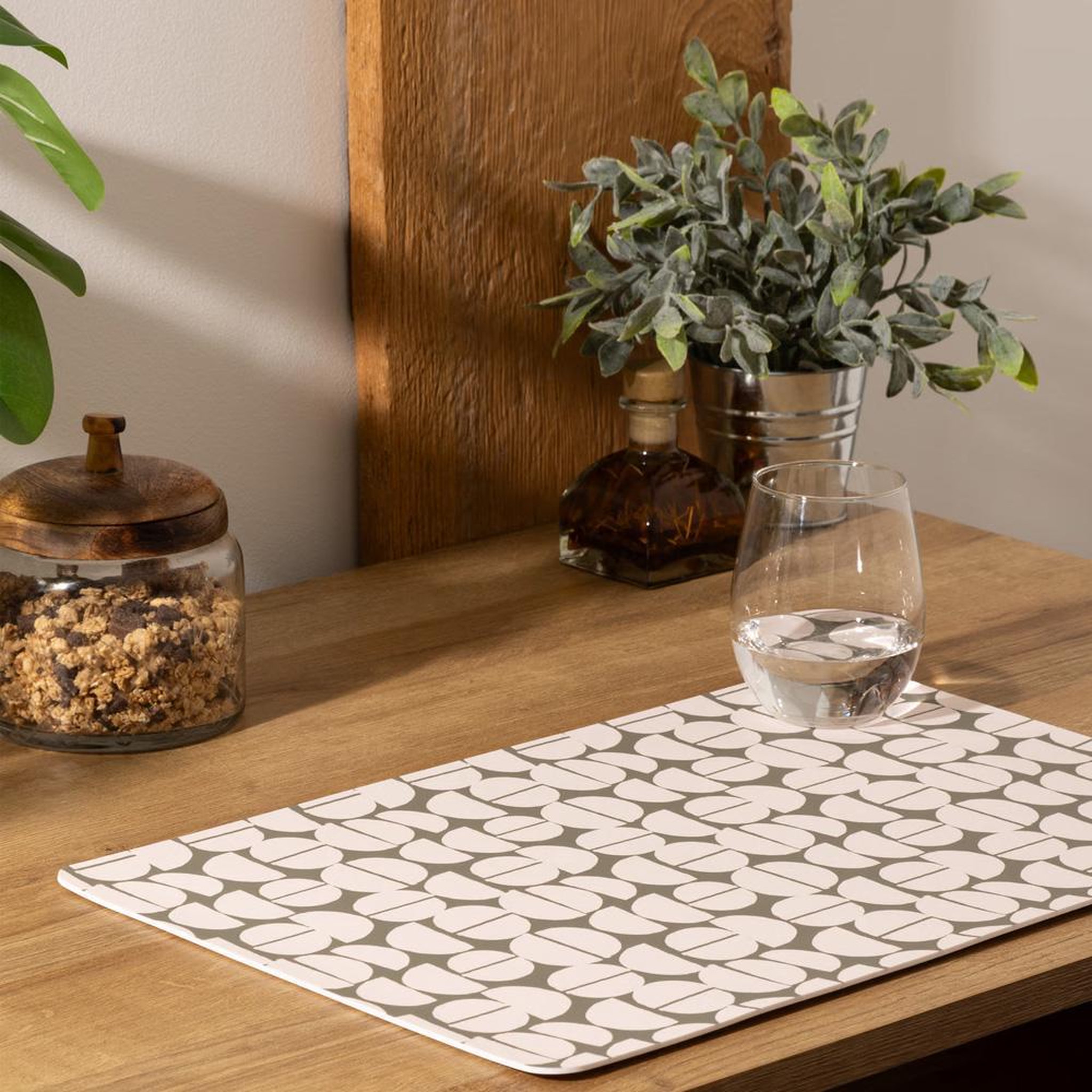 Voir la diapositive 4 : ATMOSPHERA Set de Table Beige/Kaki Atmosphera Fev