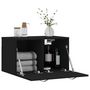 Voir la diapositive 4 : VIDAXL Armoire murale Noir 60x36,5x35 cm Bois d ingénierie