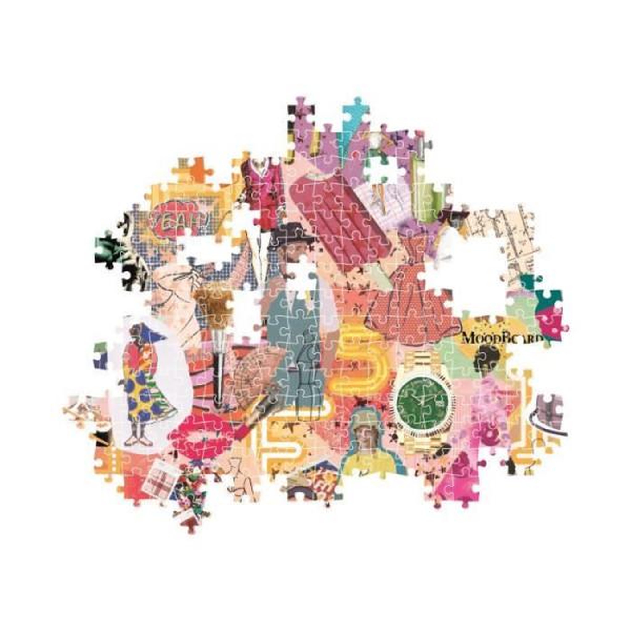 Voir la diapositive 3 : CLEMENTONI Clementoni - compact 1000 pieces - more is more - fashion & design