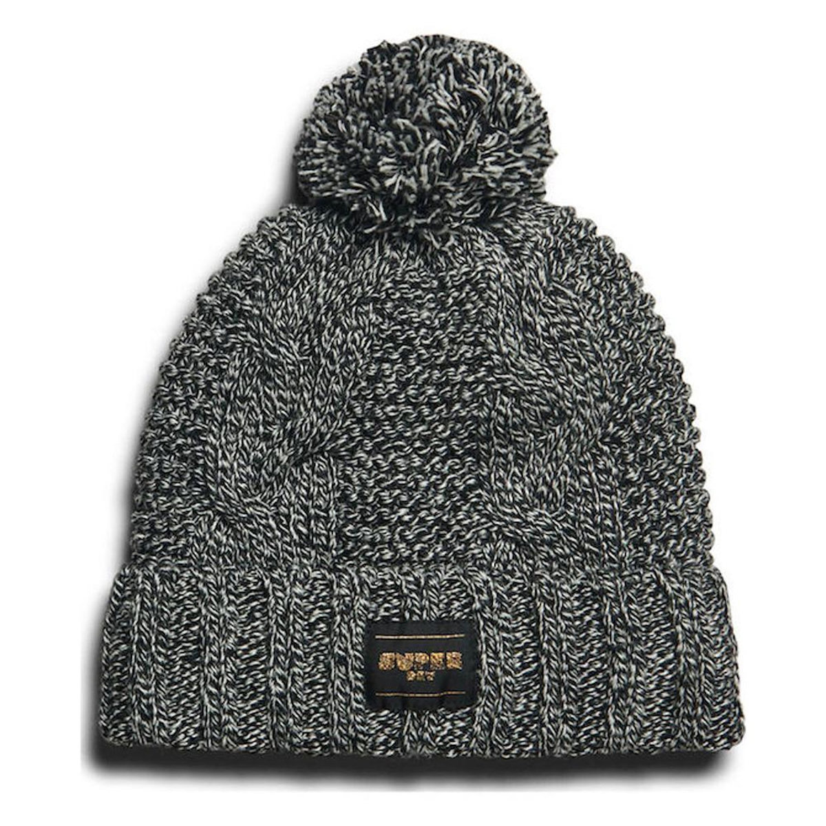 Calvin Klein Bonnet  Chiné Femme  Superdry Cable Knit Beanie