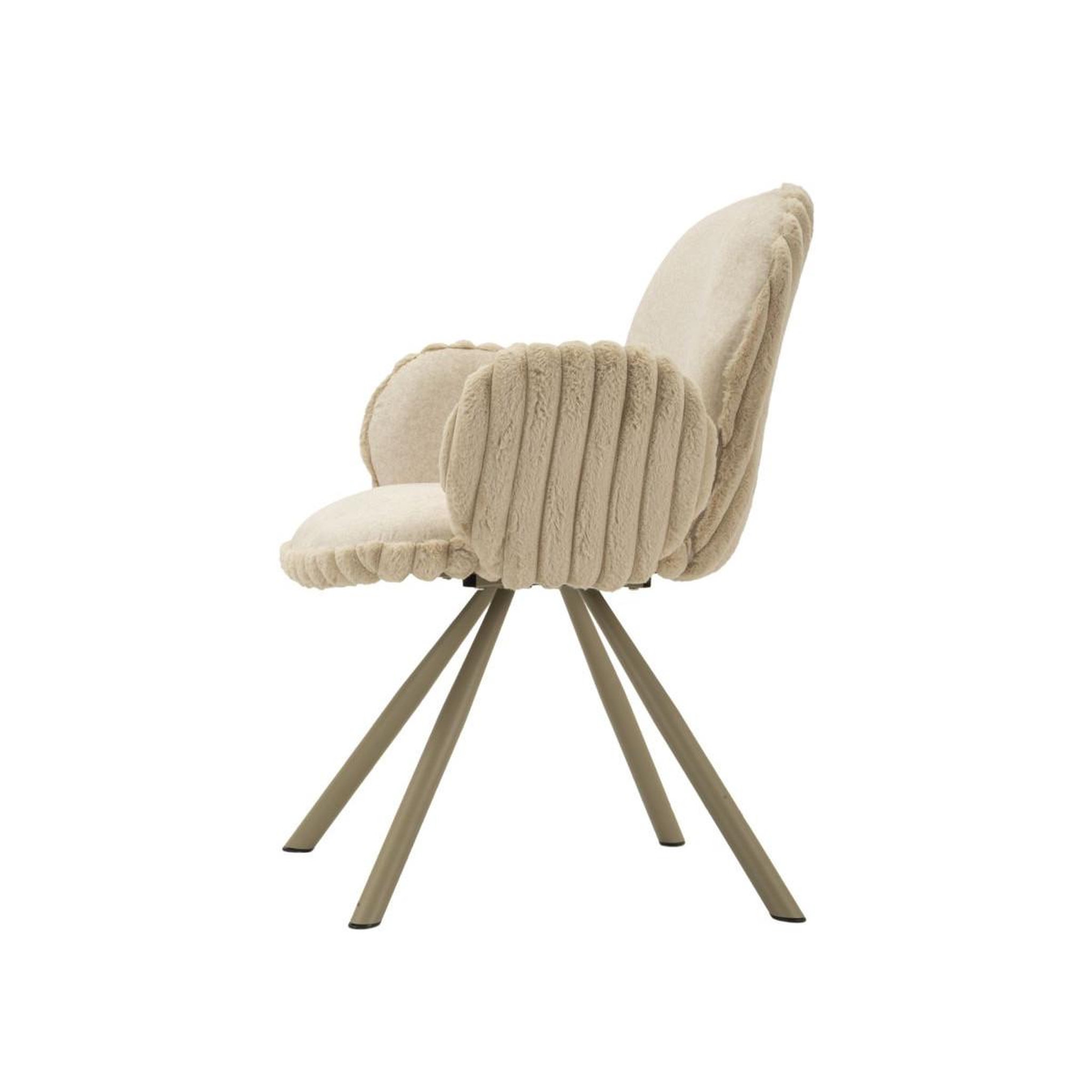 Voir la diapositive 4 : Paris Prix Lot de 2 chaises design  stoccolma  83cm crème
