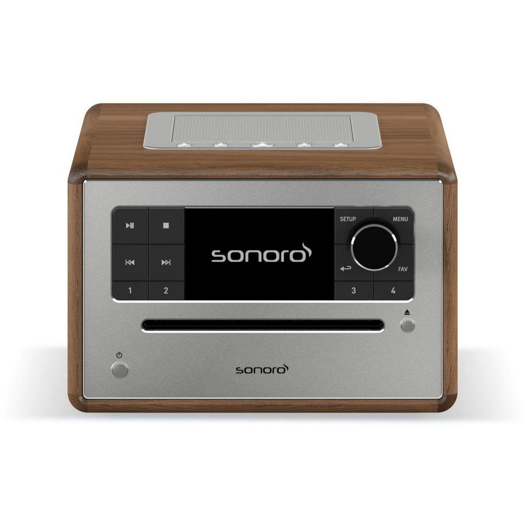 SONORO Chaîne hifi elite noyer-argent