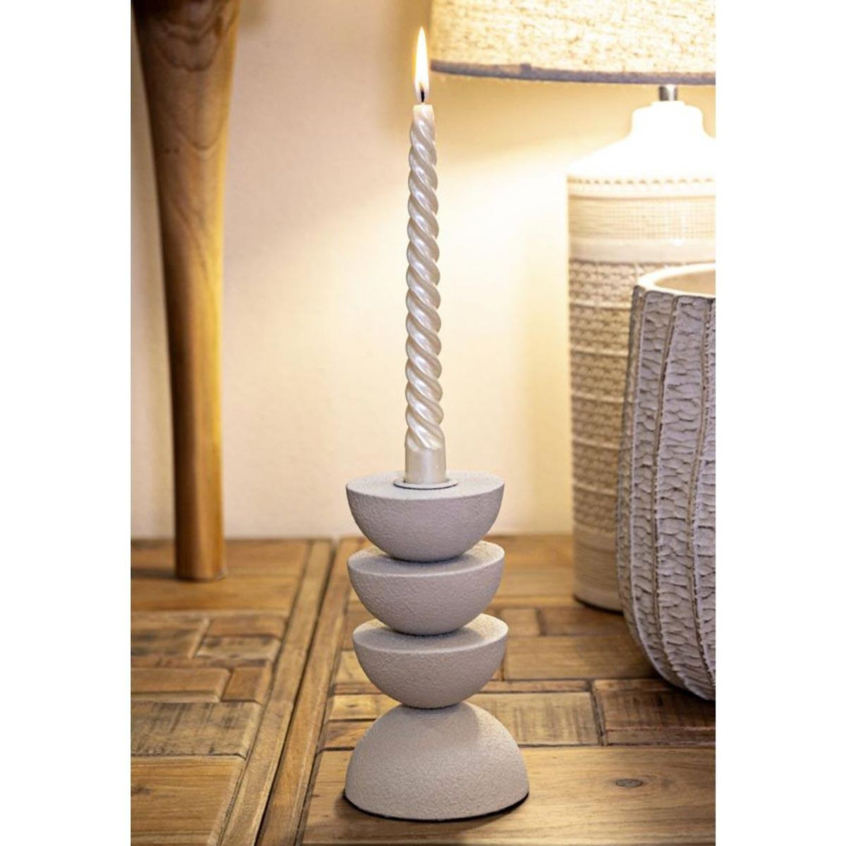 Paris Prix Chandelier Design  Dune  15cm Crème