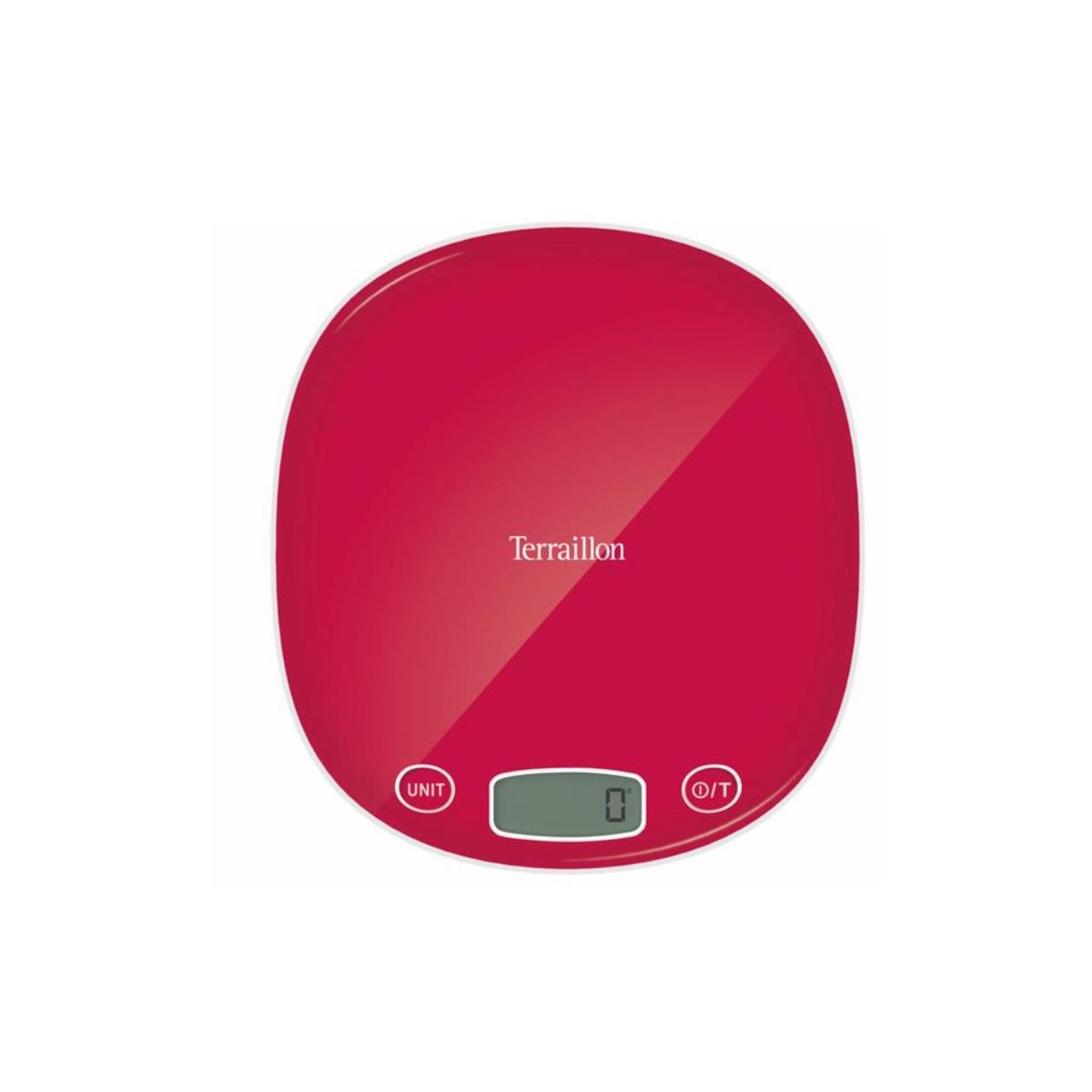 Terraillon Balance de cuisine électronique 5kg-1g framboise - macaron framboise