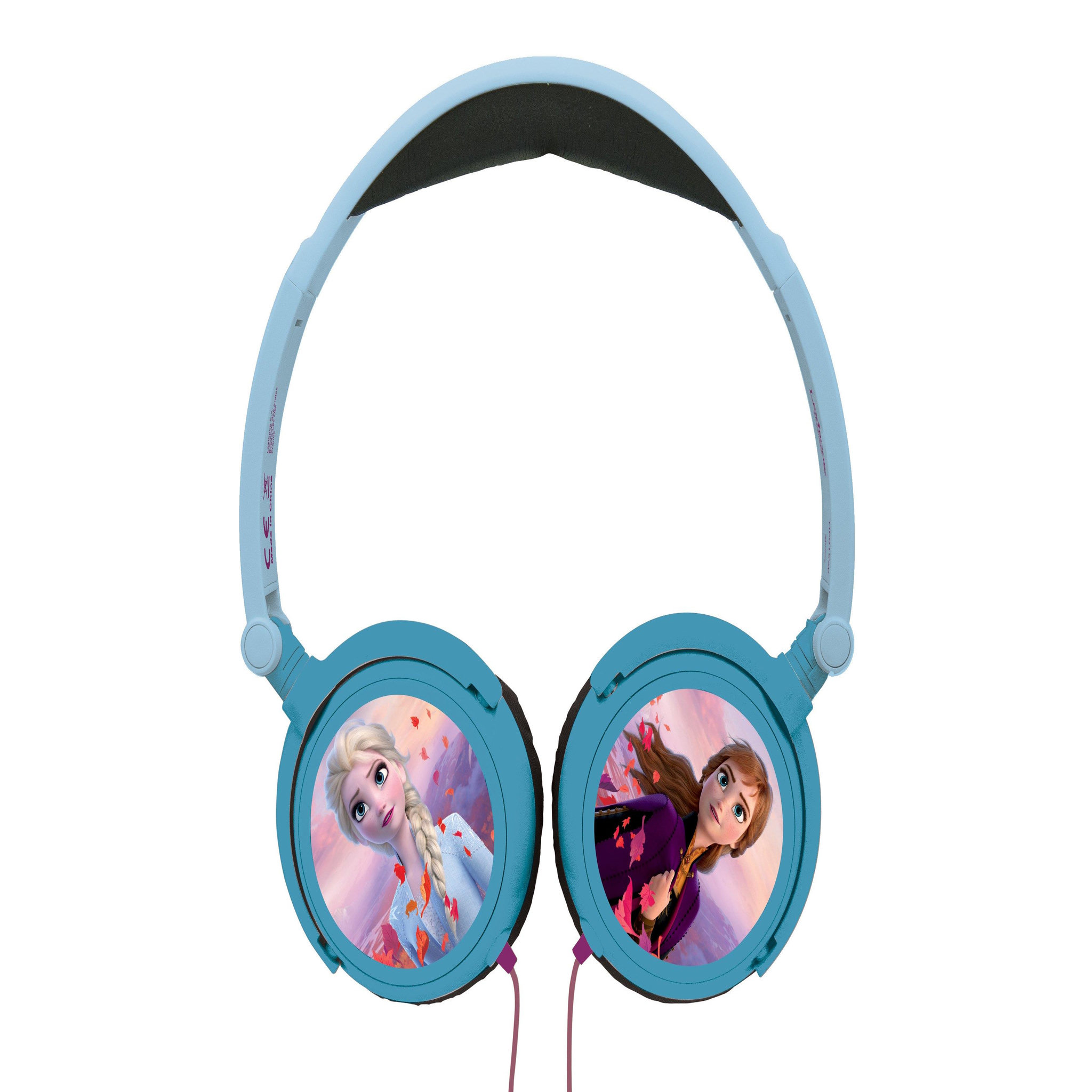 Voir la diapositive 3 : Lexibook Casque stéréo filaire pliable avec limitation de volume d'écoute Reine des Neiges