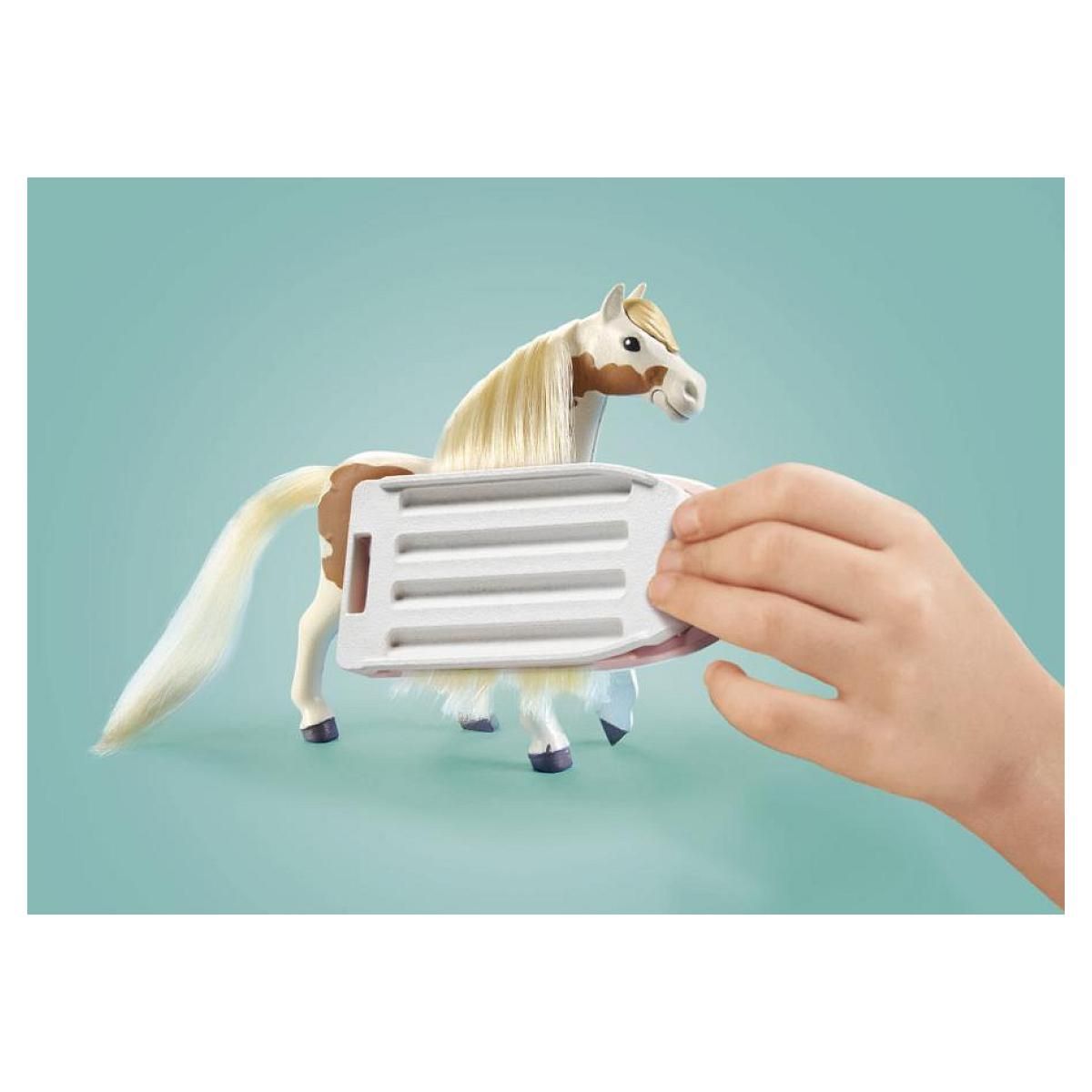 PLAYMOBIL 71639 Ellie avec son cheval à coiffer