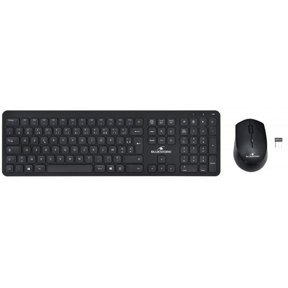 BLUESTORK Ensemble clavier / souris BLUESTORK PACK-EASY-SLIM-B/F