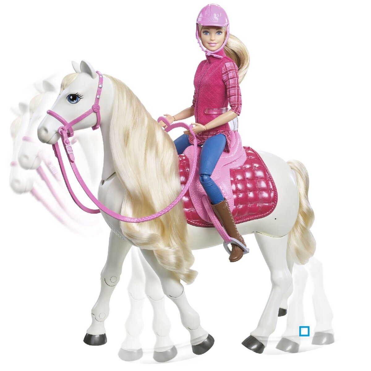 BARBIE Poupée Barbie et son cheval de Rêve pas cher 