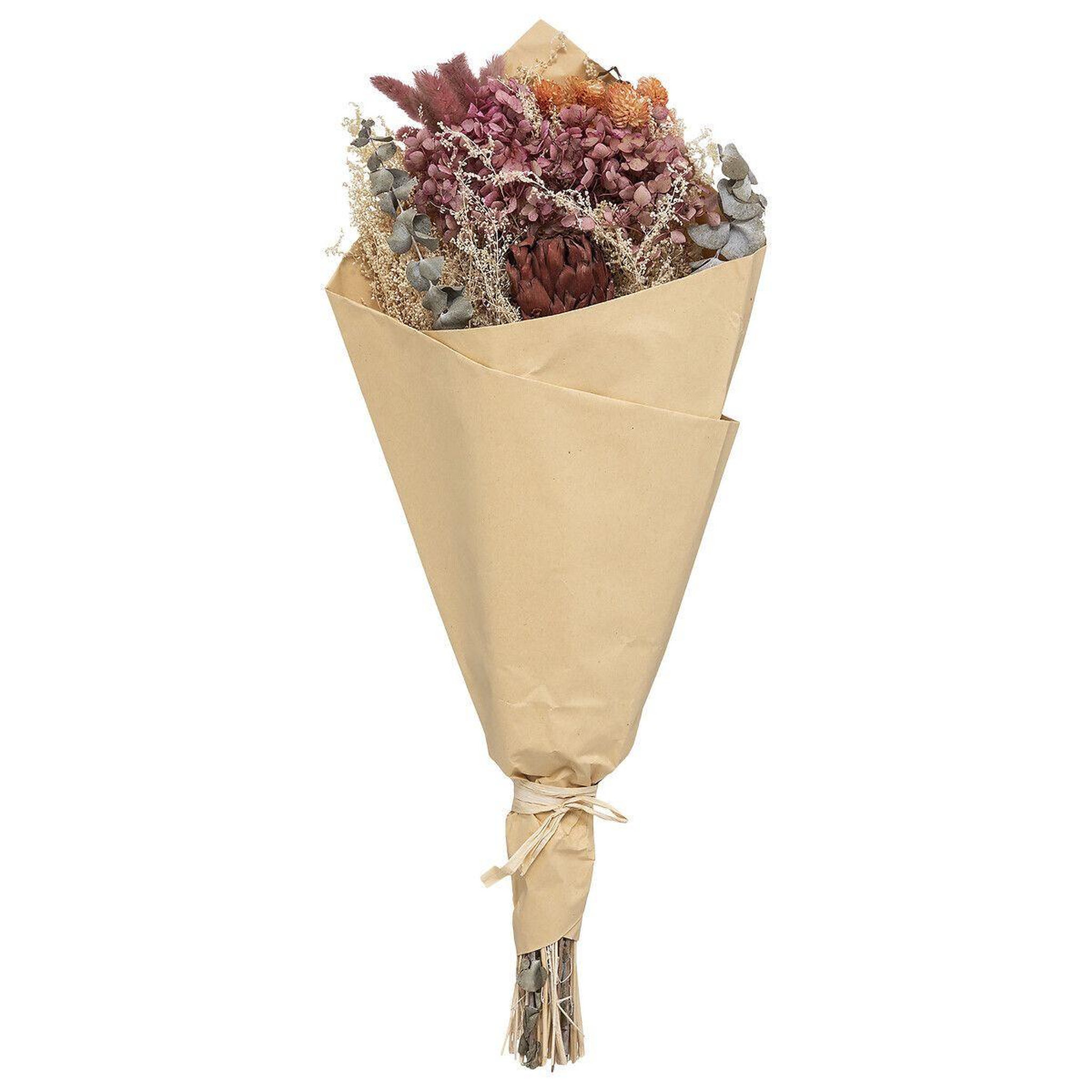 ATMOSPHERA Bouquet de fleurs séchées  carmen  50cm rose