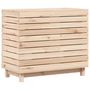 Voir la diapositive 2 : VIDAXL Panier a linge 88,5x44x76 cm bois massif de pin