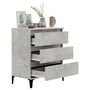Voir la diapositive 4 : VIDAXL Buffet Gris beton 60x35x70 cm Bois d'ingenierie