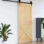 Voir la diapositive 4 : VIDAXL Porte NARVIK 100x210 cm bois massif de pin