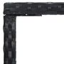 Voir la diapositive 4 : VIDAXL Table de bar de jardin Noir 70x70x110cm Resine tressee et verre