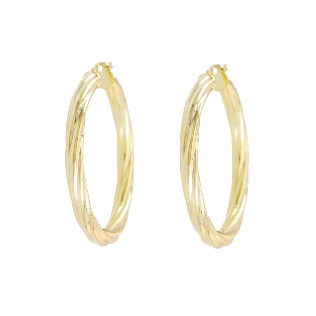 L'ATELIER D'AZUR Boucles d'Oreilles Créoles Or Jaune - Femme