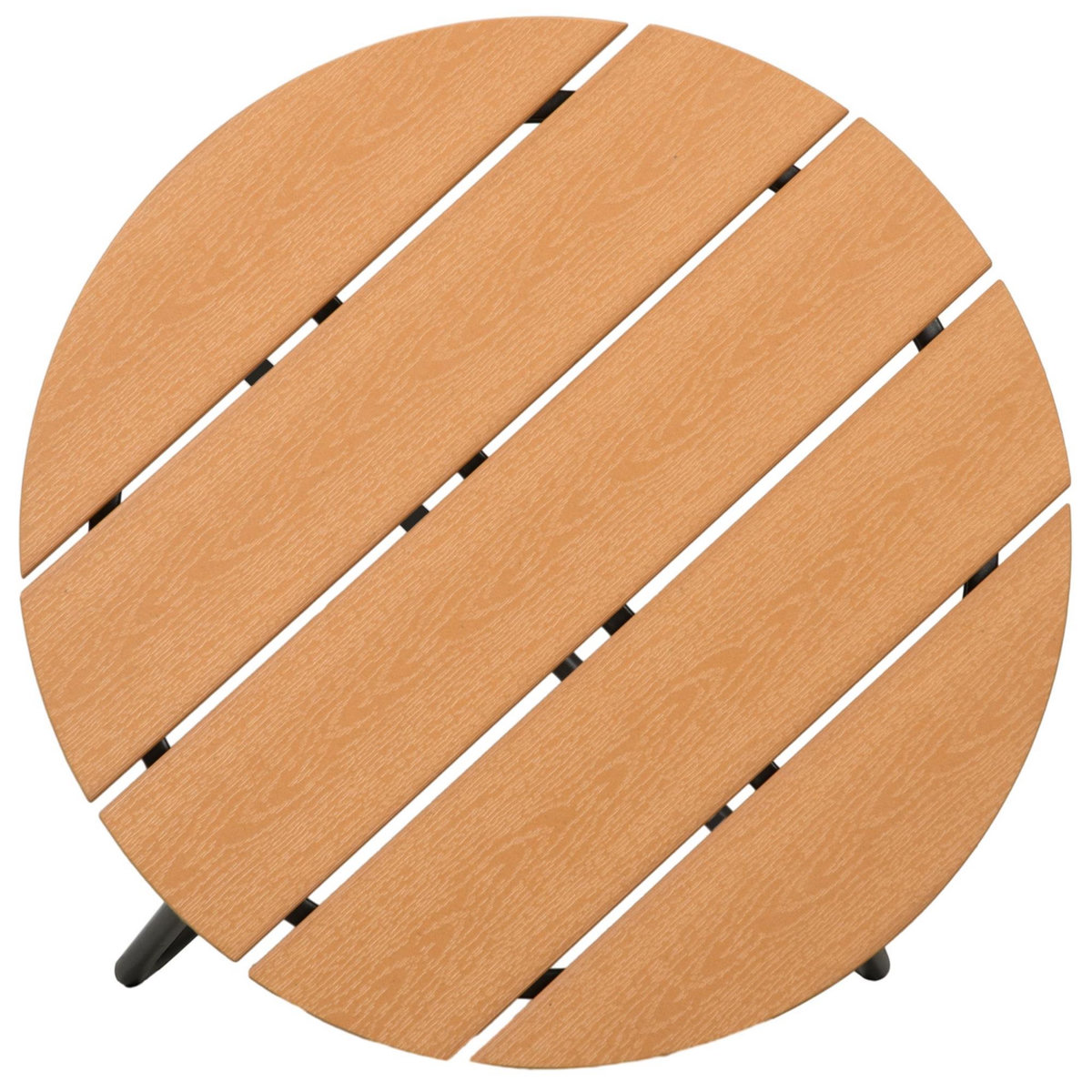 OUTSUNNY Ensemble bistro de jardin 2 places 3 pièces style contemporain coussins gris acier époxy noir résine filaire grise