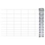 Voir la diapositive 1 : VIDAXL Cloture de jardin Acier galvanise Argente 50x1 m