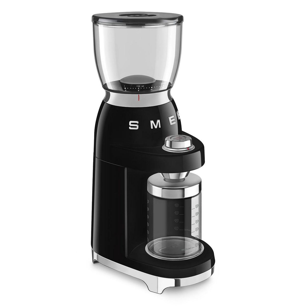 SMEG Moulin à café 350g 150w noir - CGF11BLEU
