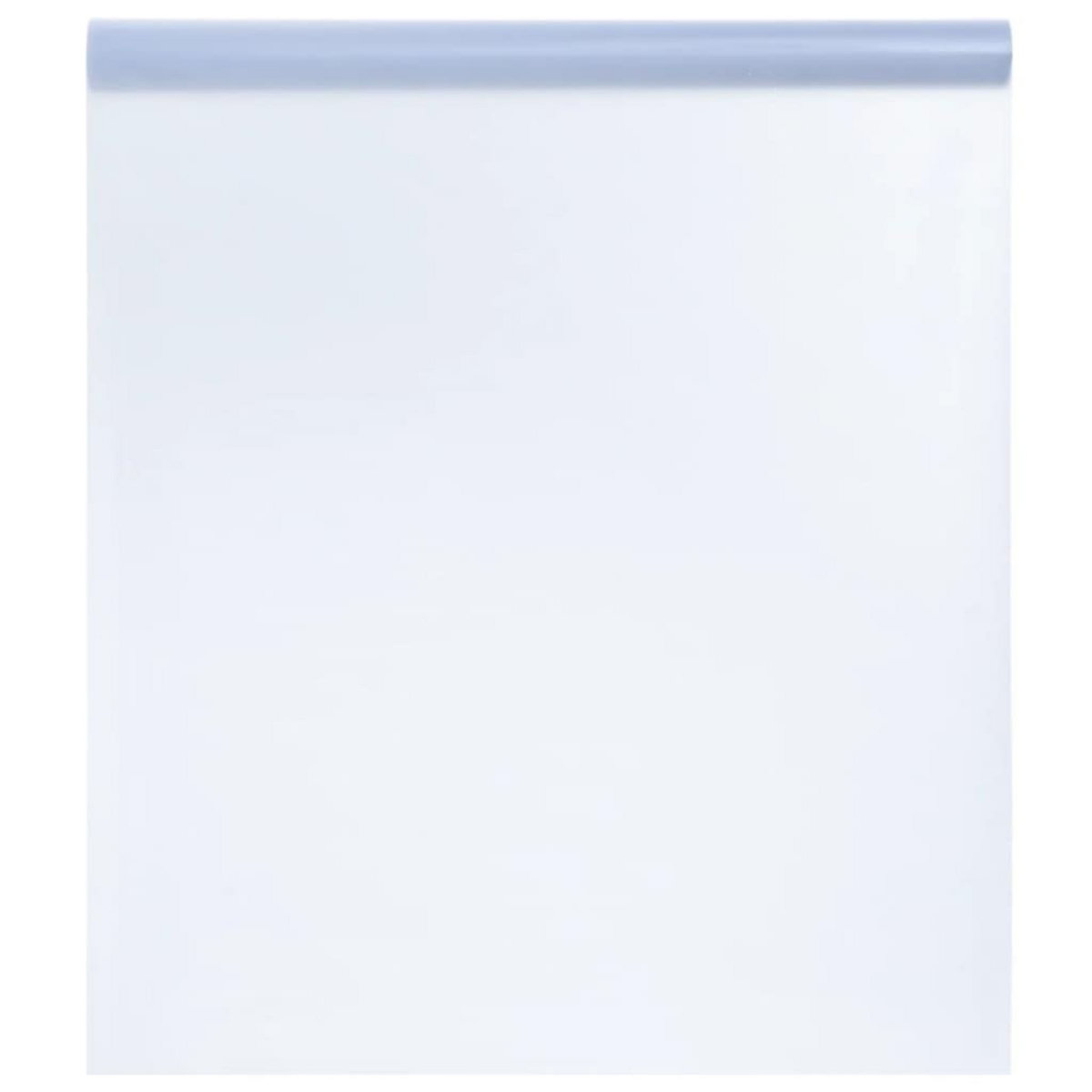 VIDAXL Film de fenetre statique depoli gris transparent 90x2000 cm PVC