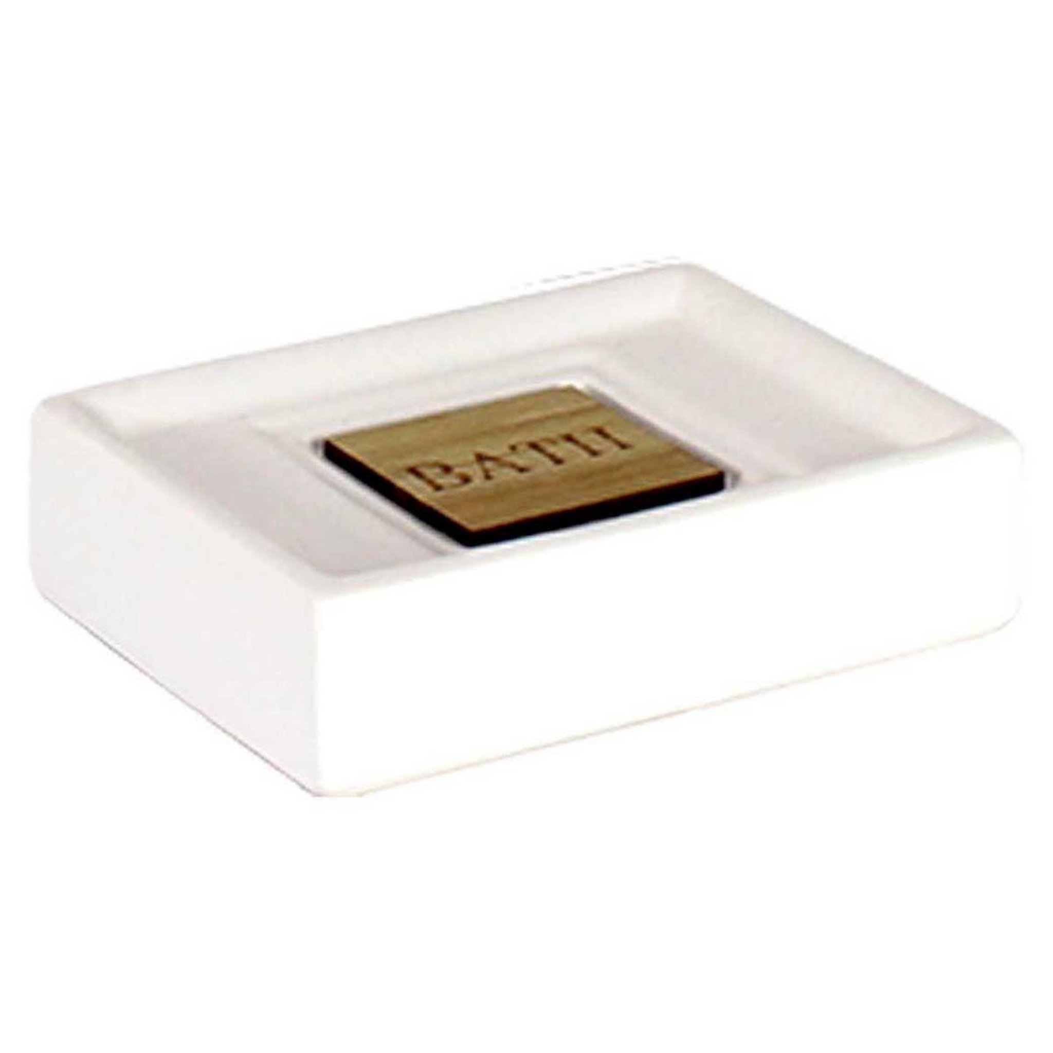Douceur d'Intérieur Porte savon vintage  cerawood  11cm naturel
