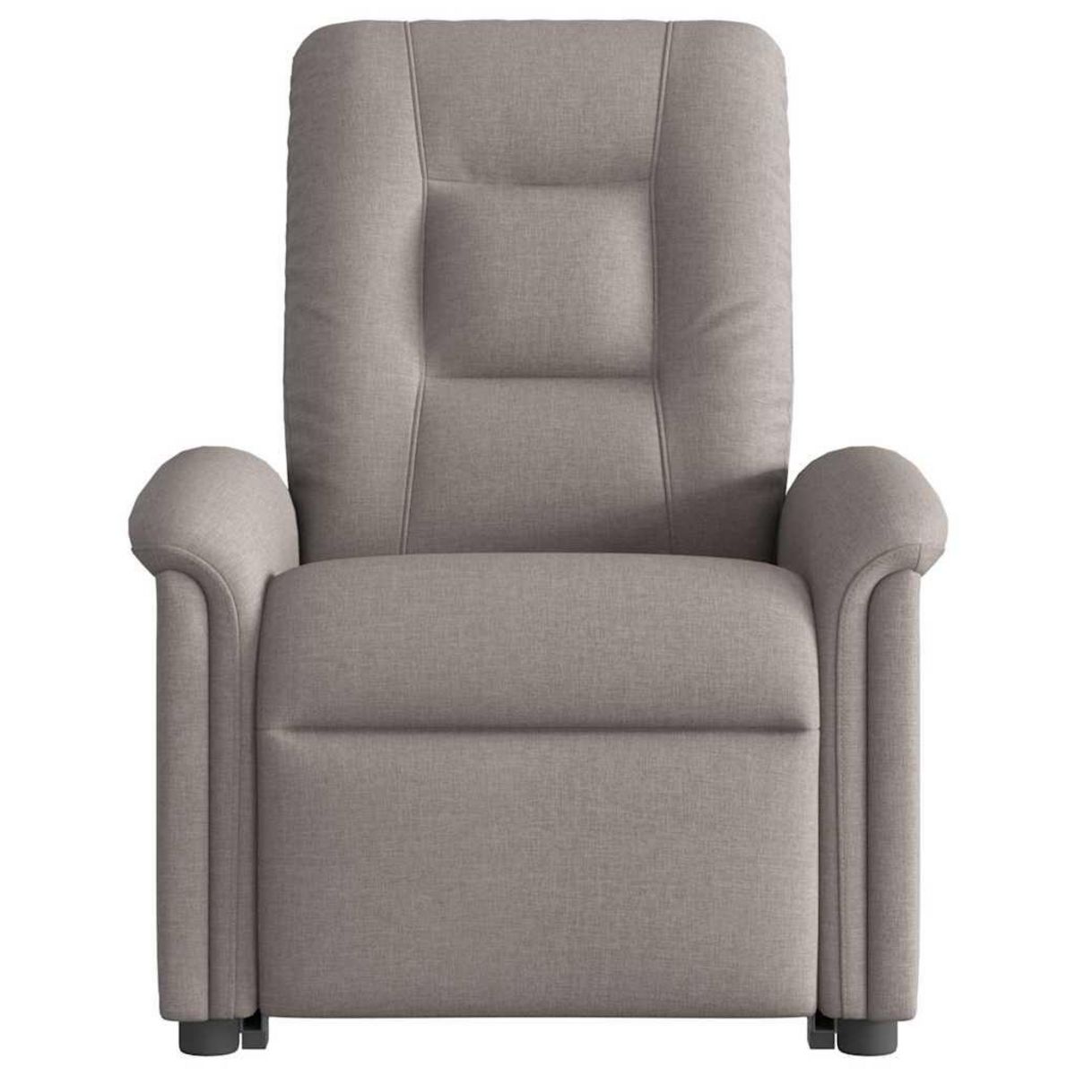 VIDAXL Fauteuil inclinable taupe tissu