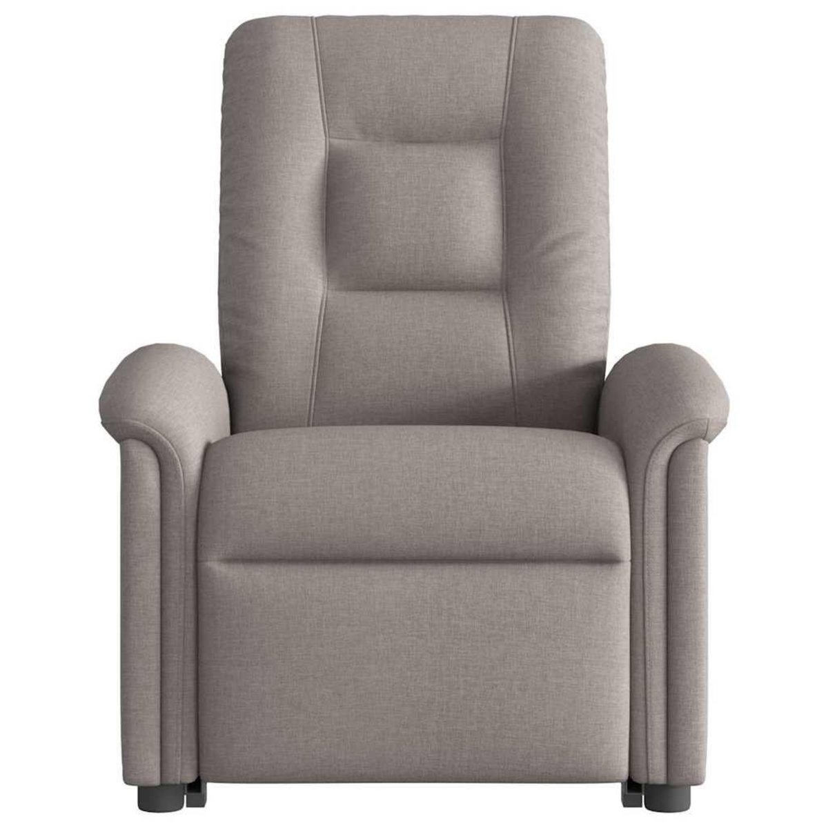 VIDAXL Fauteuil inclinable taupe tissu