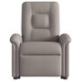 Voir la diapositive 4 : VIDAXL Fauteuil inclinable taupe tissu
