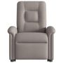Voir la diapositive 4 : VIDAXL Fauteuil inclinable taupe tissu