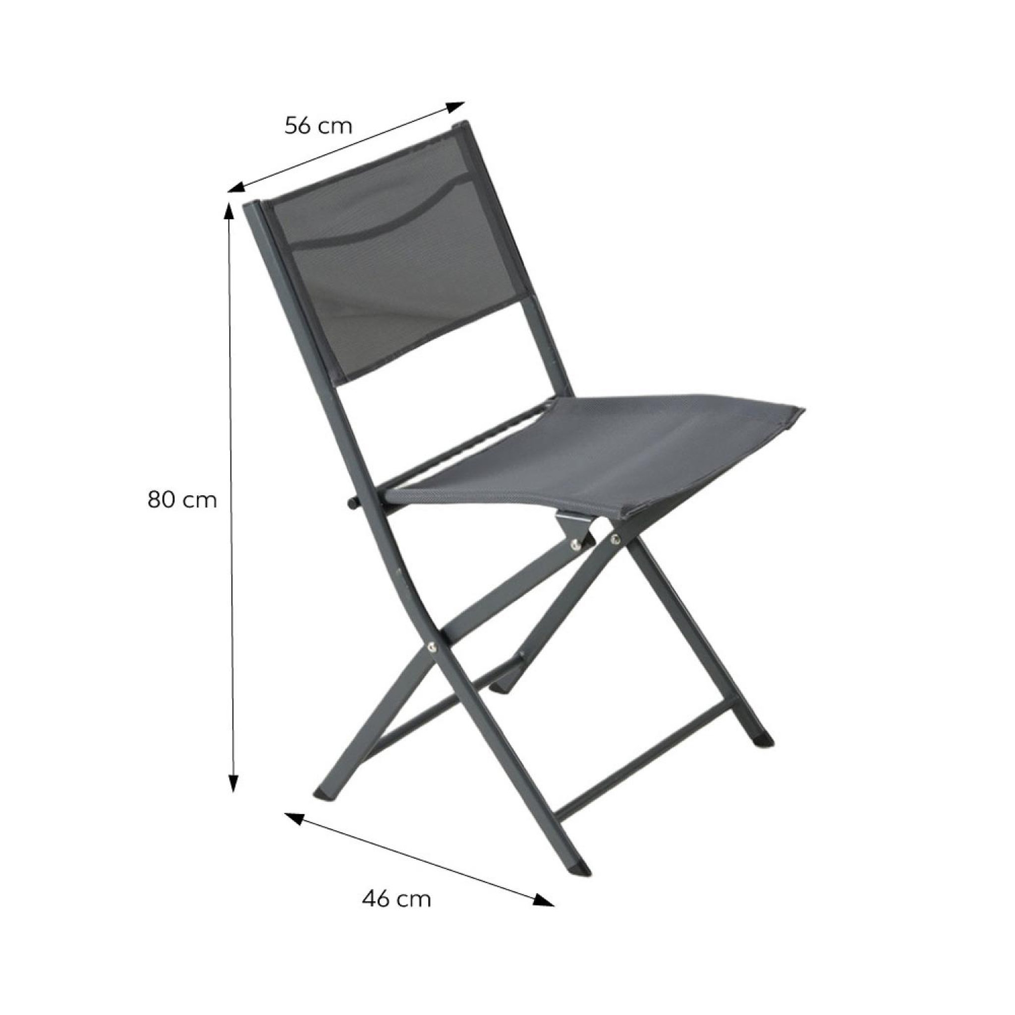Voir la diapositive 4 : CONCEPT USINE Ensemble table de jardin 200 cm en aluminium et 10 chaises pliantes LAGOS