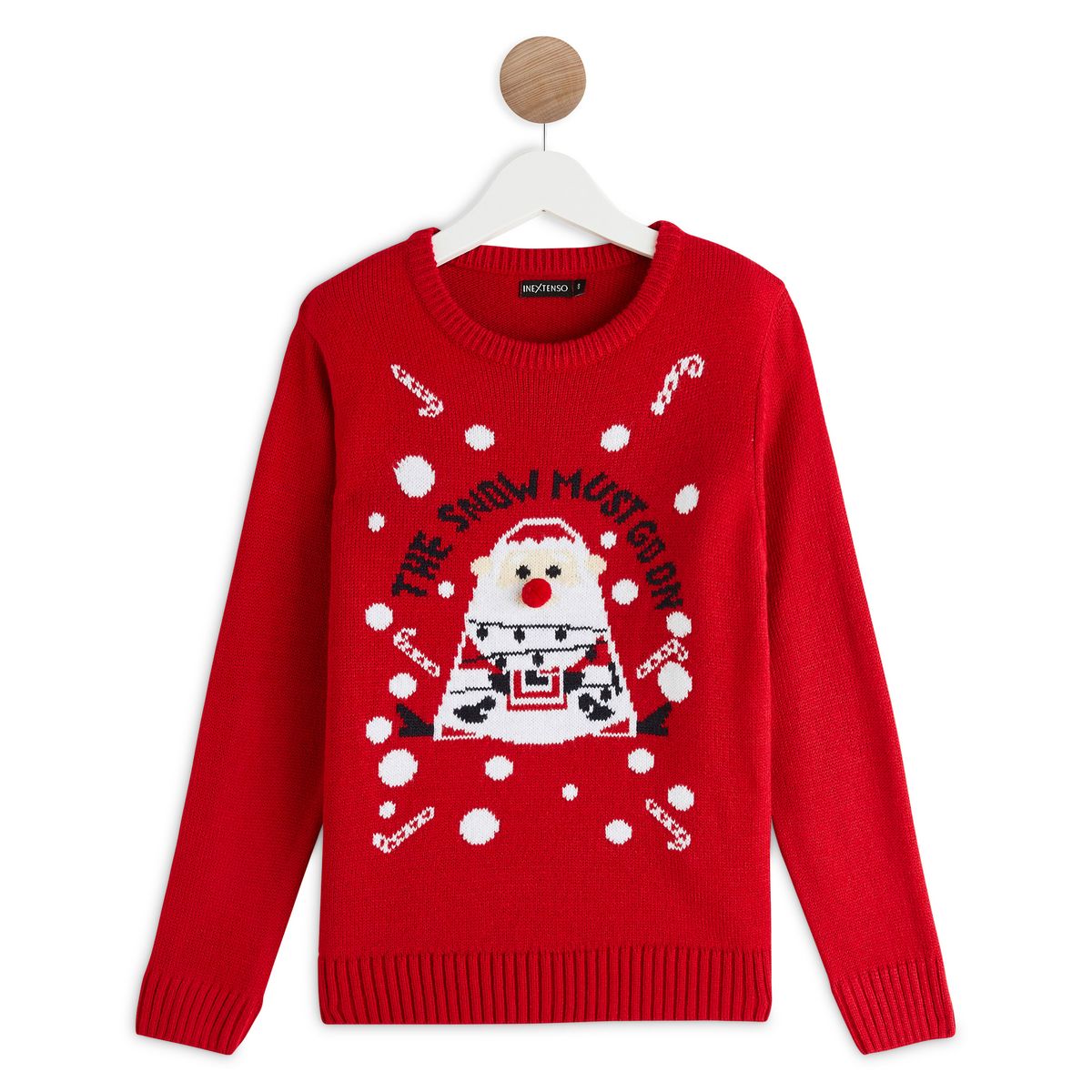 INEXTENSO Pull de noël "Snow must go on" garçon