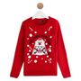 Voir la diapositive 1 : INEXTENSO Pull de noël "Snow must go on" garçon