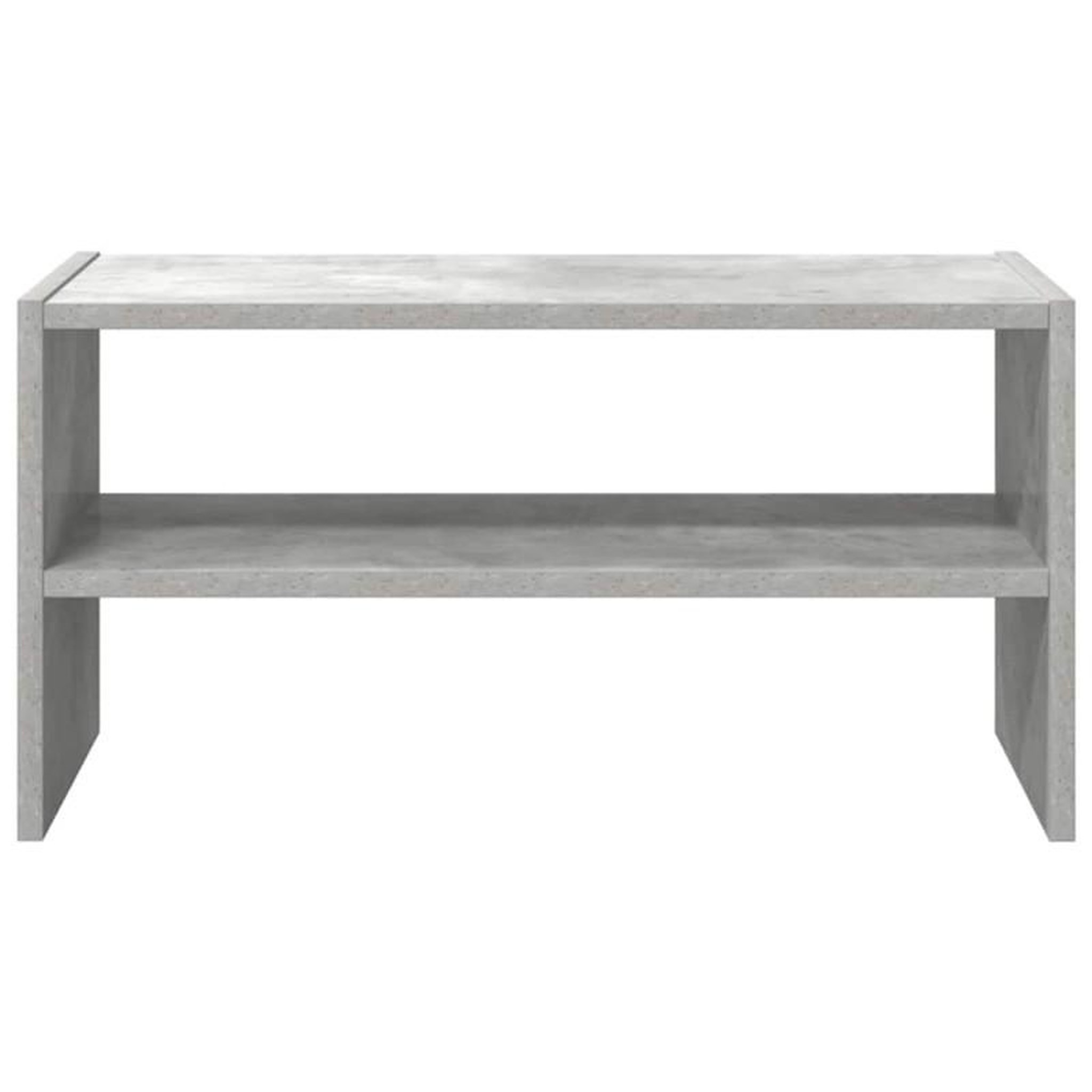 Voir la diapositive 4 : VIDAXL Étagère à chaussures empilable gris béton 60x30x30,5 cm