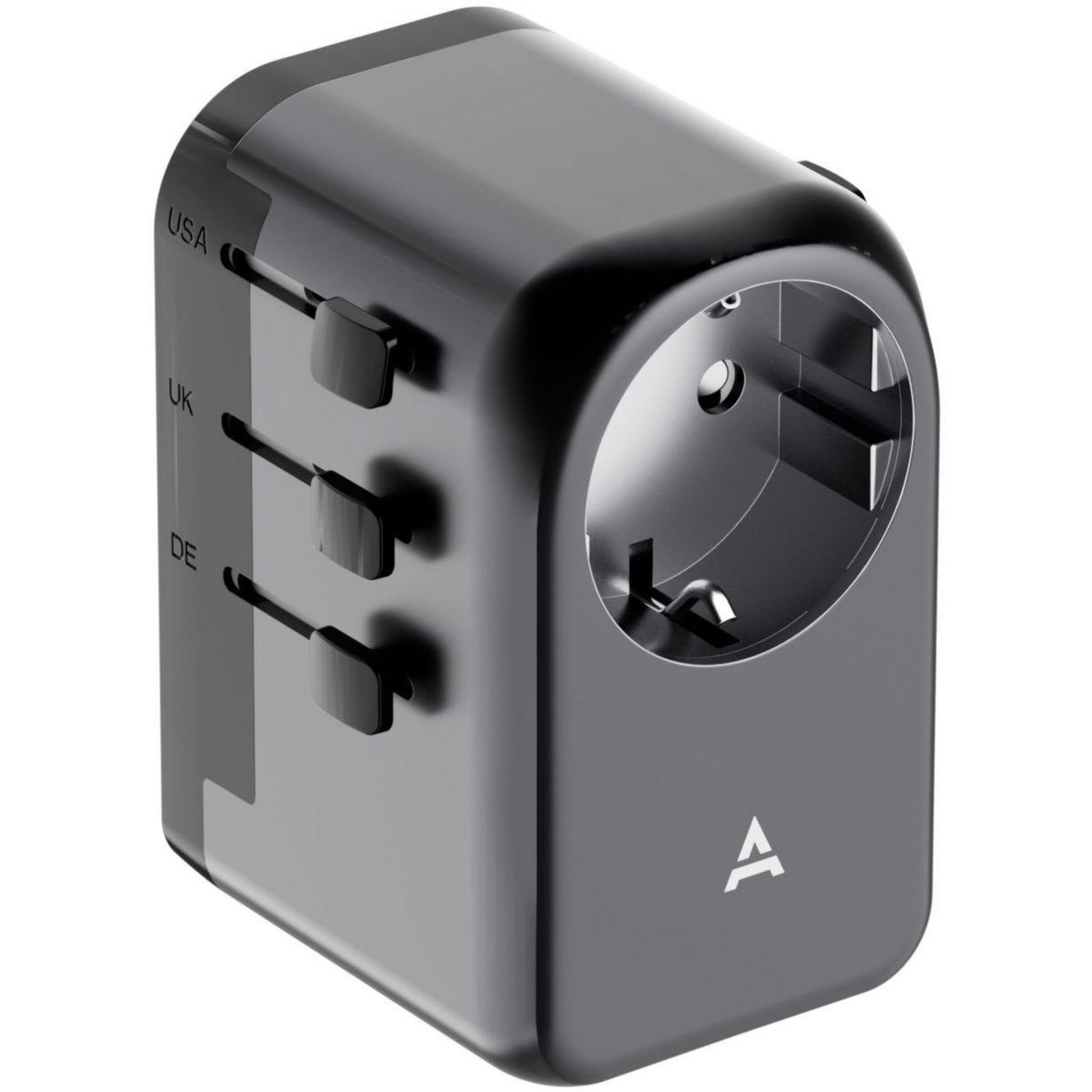 ADEQWAT Adaptateur de voyage 65W universel EU UK US ASIE