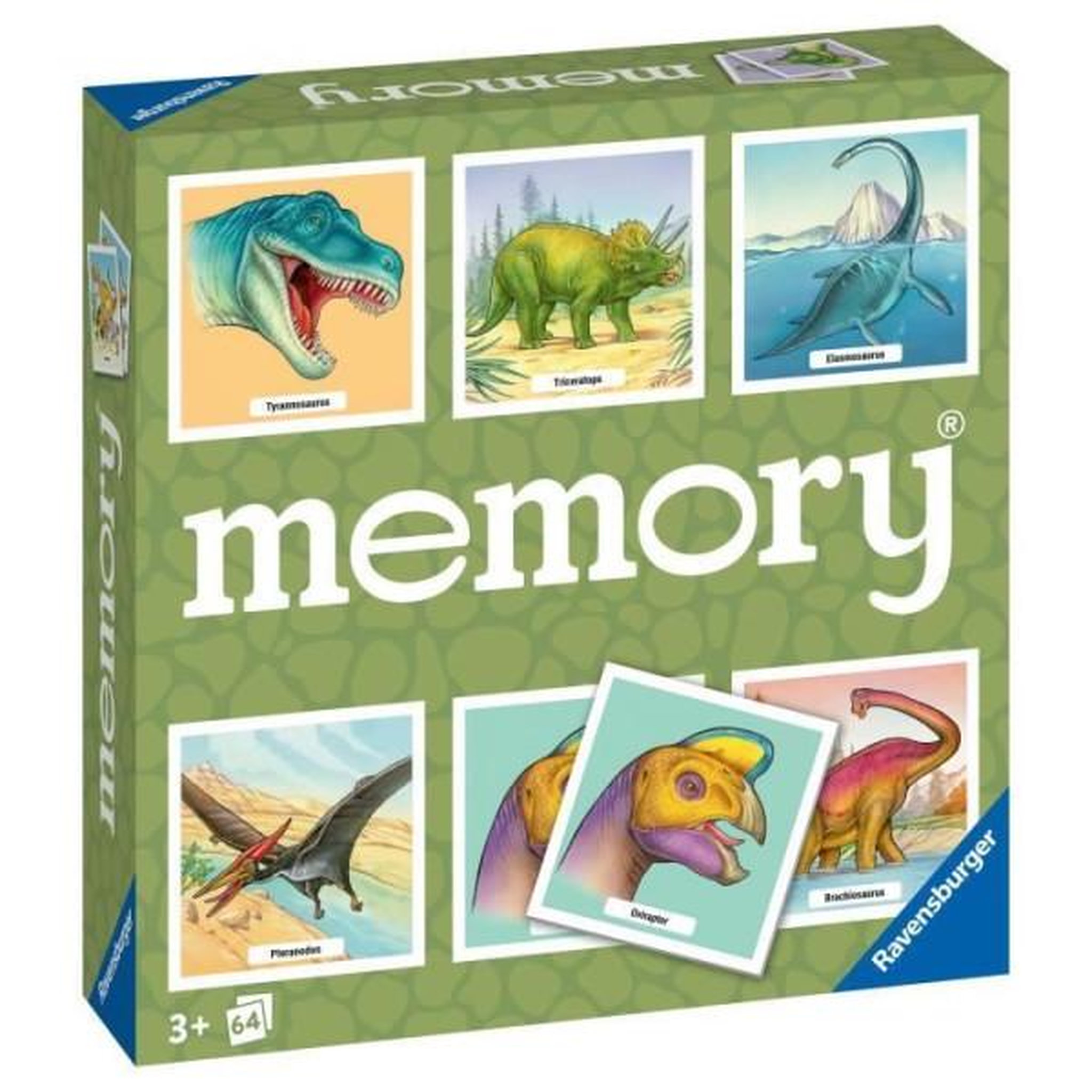 Voir la diapositive 3 : RAVENSBURGER Grand memory dinosaures, jeu educatif, association et mémorisation, a partir de 3 ans, 20924, ravensburger