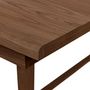 Voir la diapositive 4 : Paris Prix Bureau 1 Tiroir Design  Bau  140cm Noyer