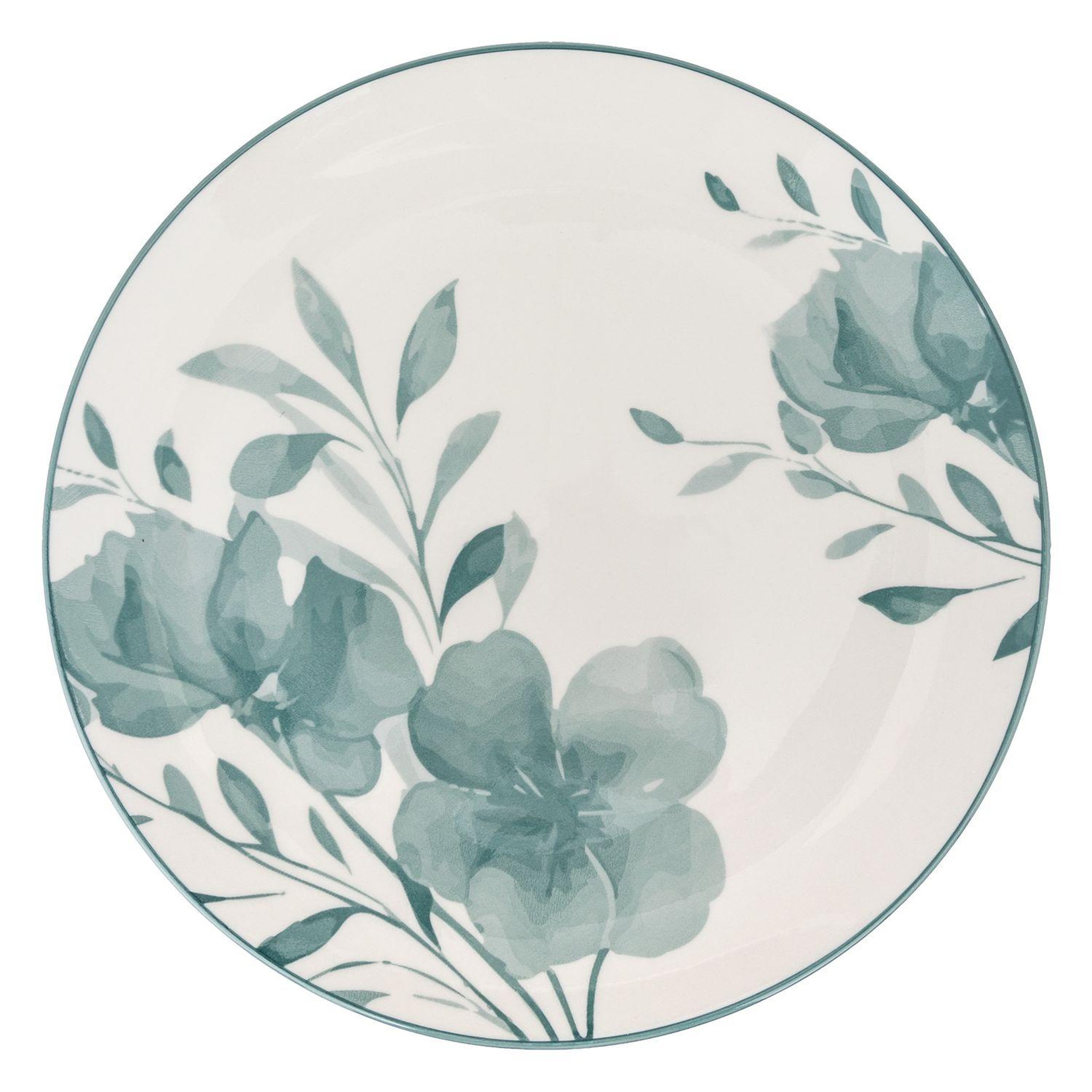 ATMOSPHERA Service vaisselle 18 pièces en porcelaine lily - blanc