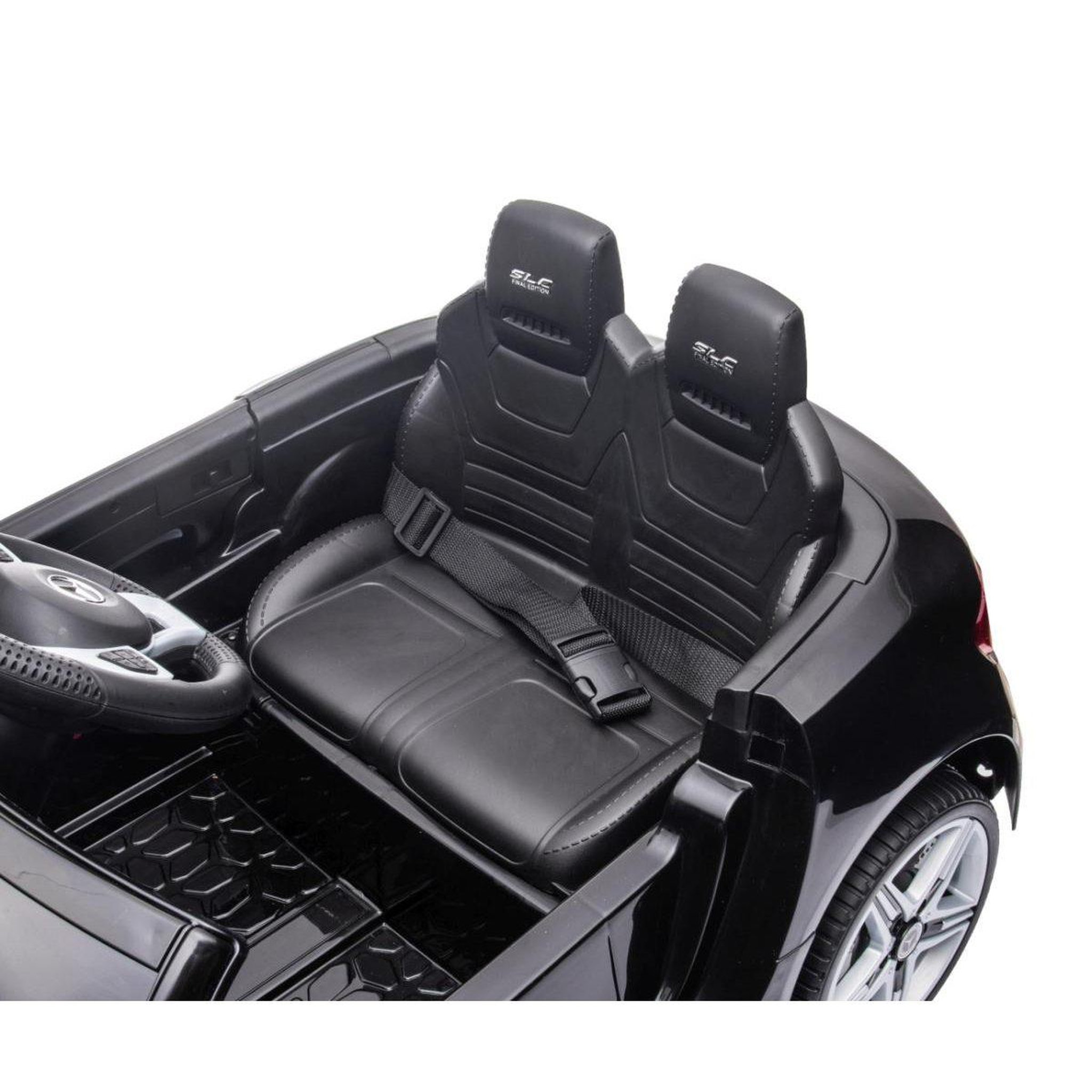 Voir la diapositive 2 : MILLY MALLY Voiture électrique mercedes-benz slc noire