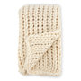 Voir la diapositive 1 : Paris Prix Plaid Uni  Kate  130x170cm Naturel