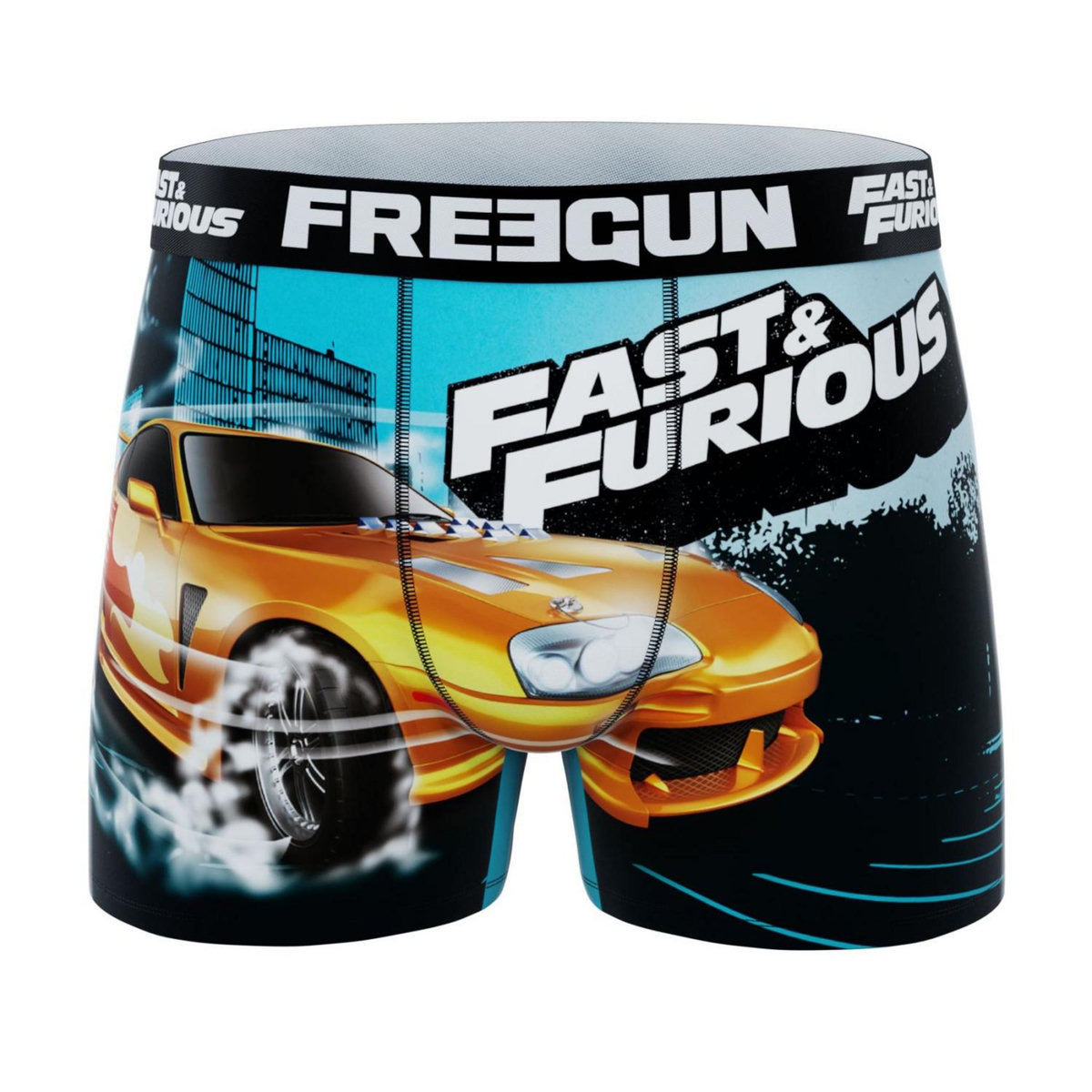 FREEGUN Lot de 4 boxers homme Fast and Furious