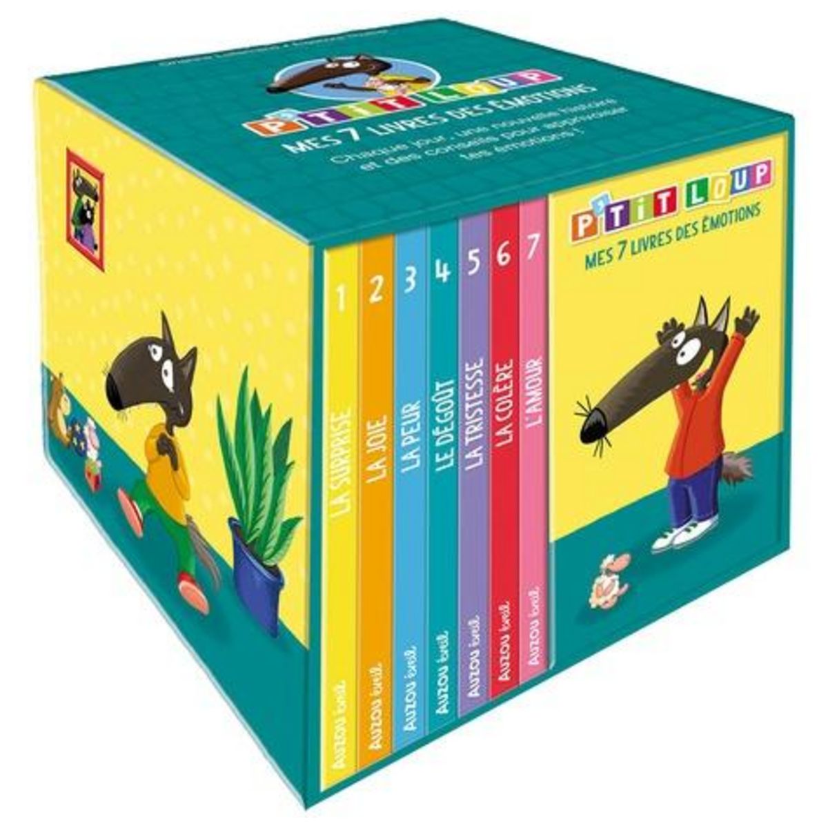 P'TIT LOUP : MES 7 LIVRES DES EMOTIONS, Lallemand Orianne