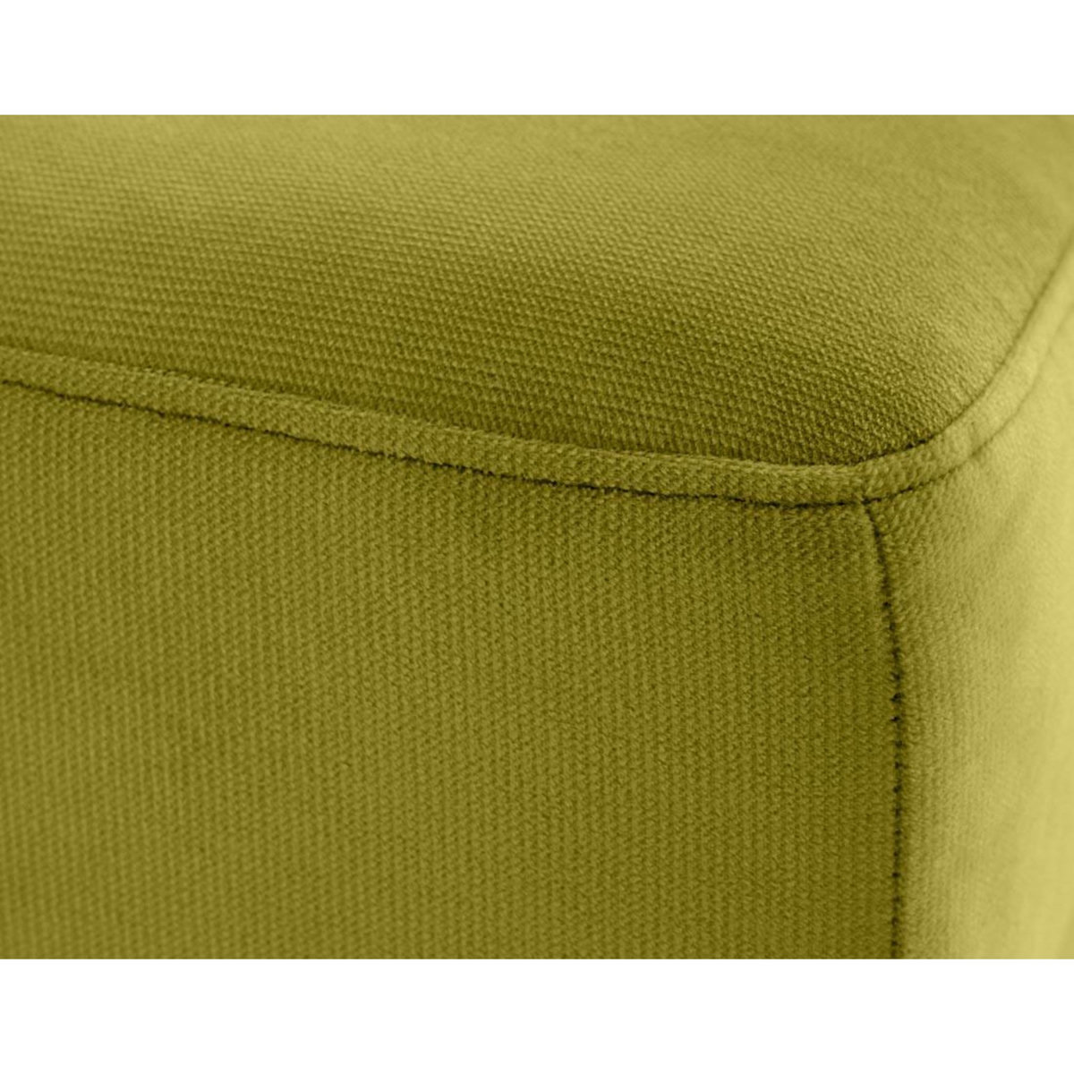 LISA DESIGN Anna - pouf en velours - pieds en bois