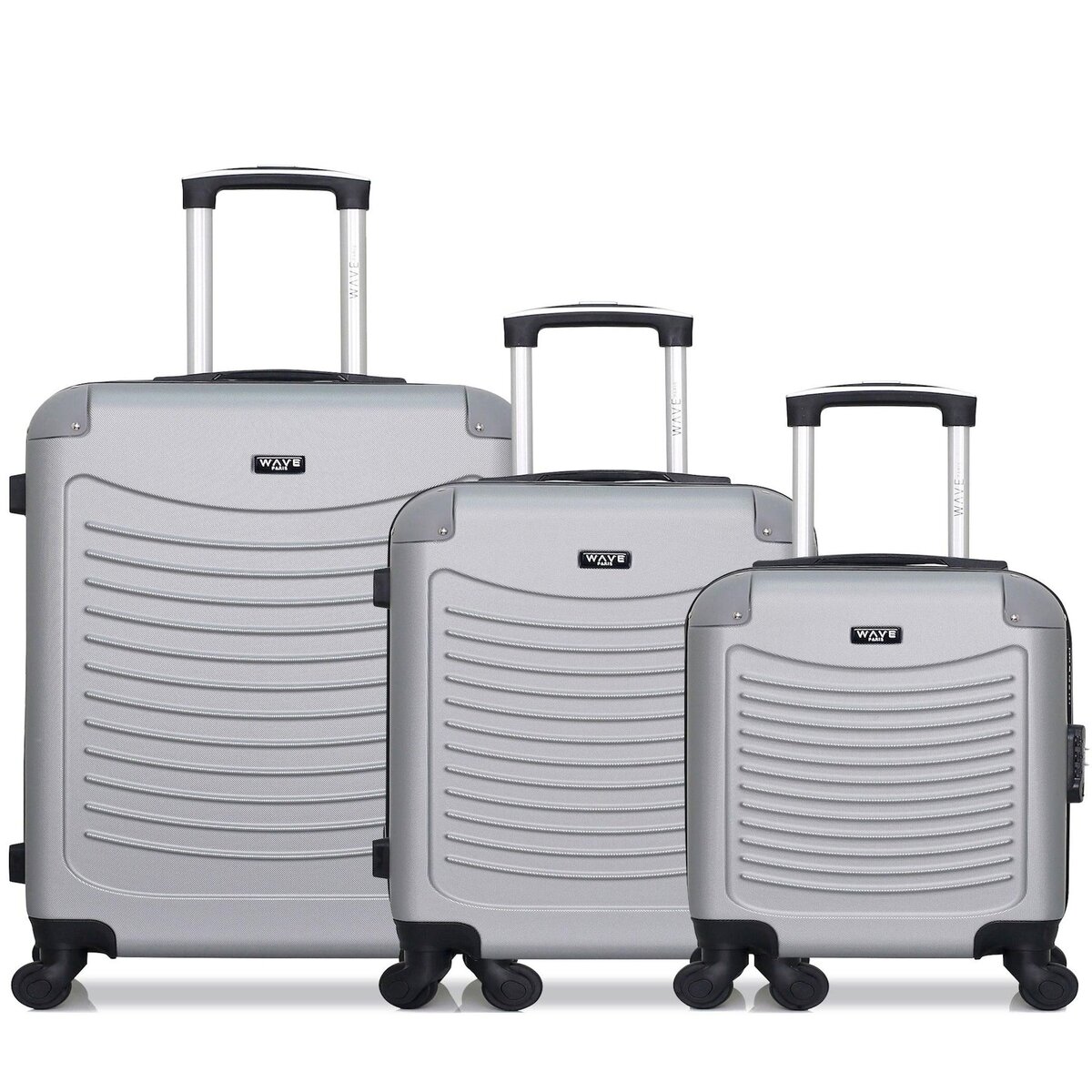 WAVE PARIS WAVE PARIS - Lot de 3 - Valise Weekend, valise cabine et valise cabine XXS CONGO