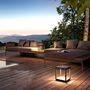 Voir la diapositive 2 : Lumisky Borne solaire RADIA Noir Aluminium H24,5cm