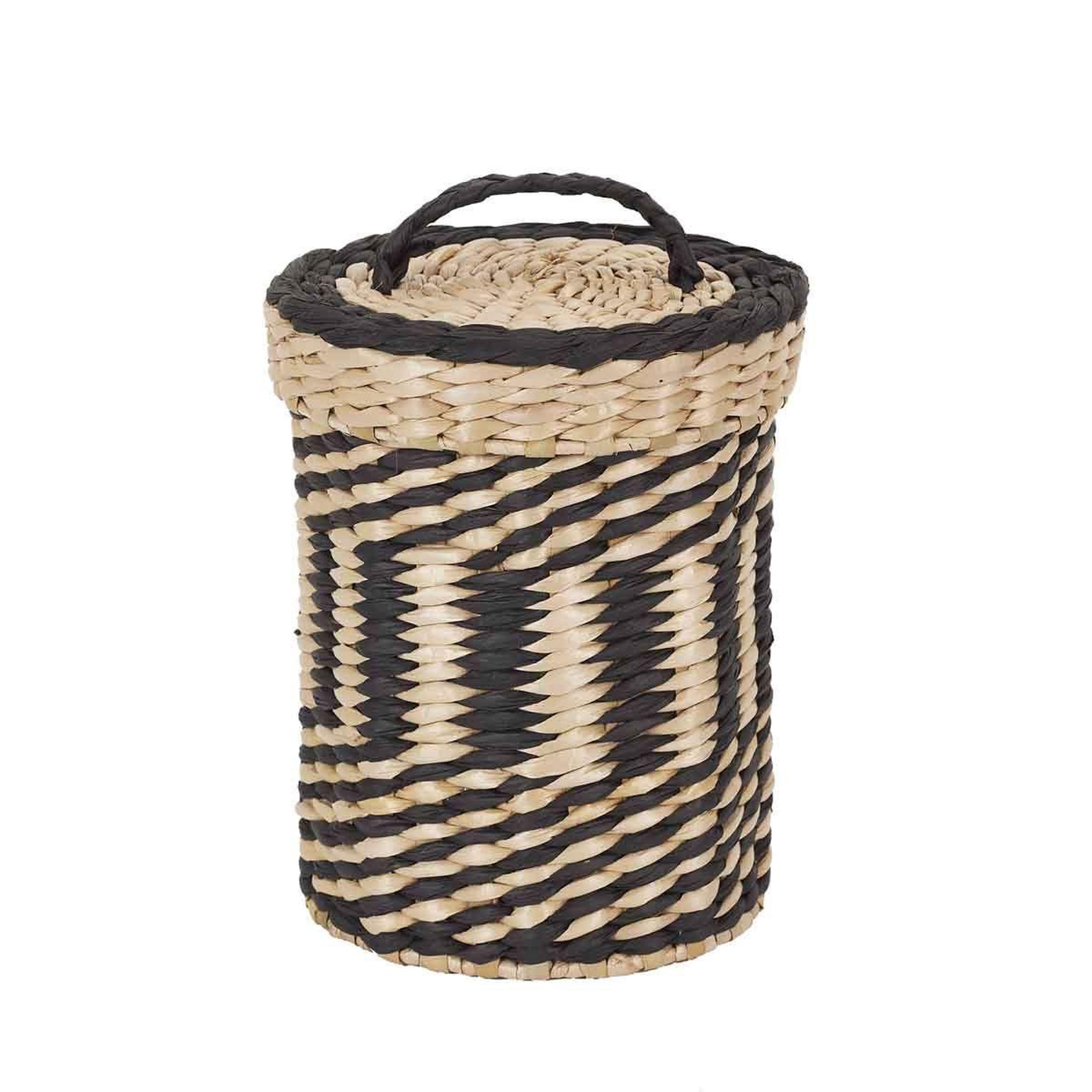 Voir la diapositive 3 : The Home Deco Factory Lot de 2 paniers de rangement  mirage  27cm noir