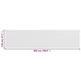 Voir la diapositive 5 : VIDAXL Ecran de balcon Blanc 120x500 cm PEHD