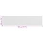 Voir la diapositive 5 : VIDAXL Ecran de balcon Blanc 120x500 cm PEHD