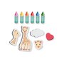 SES Creative Sophie la girafe - Crayons de couleur pour le bain et formes
