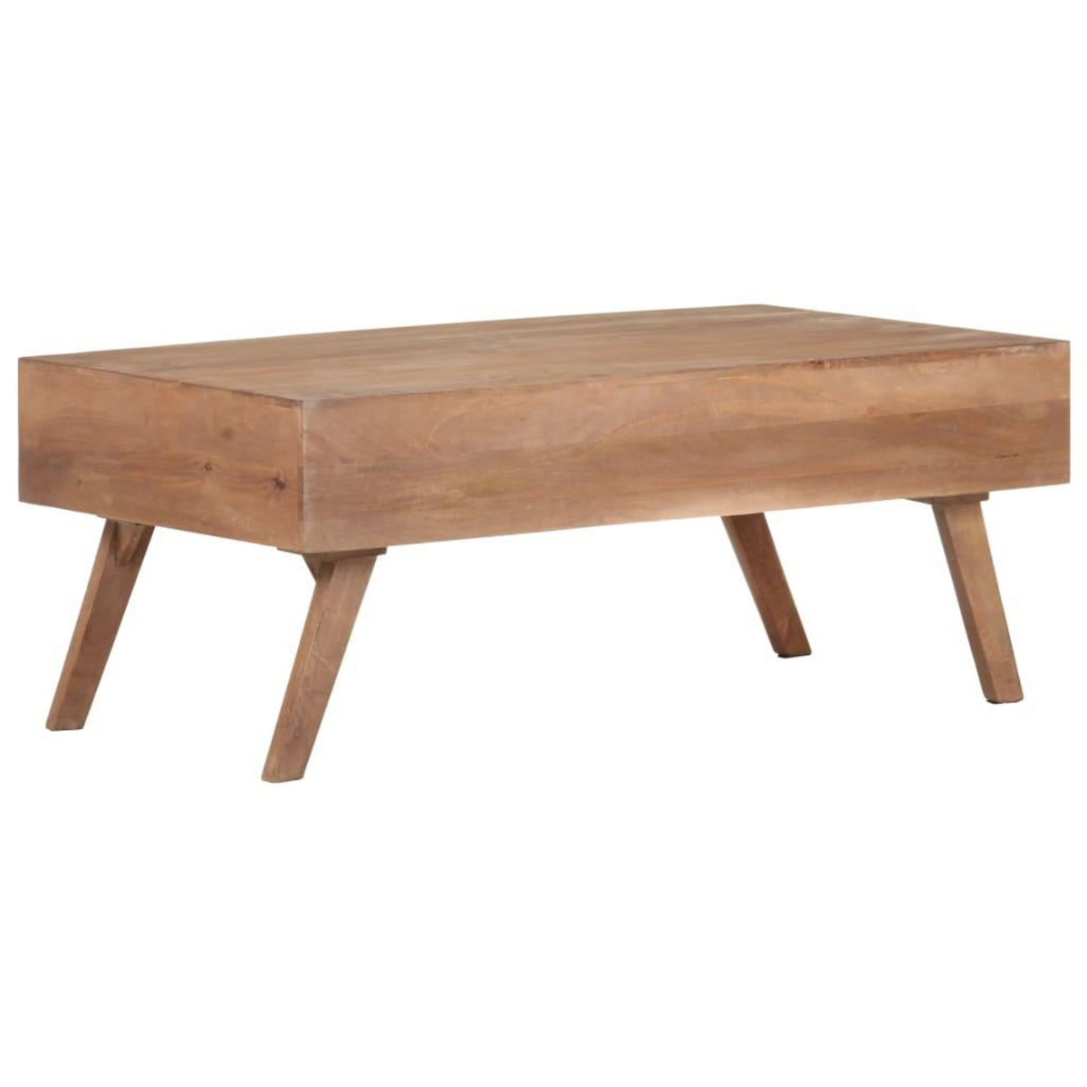 VIDAXL Table basse 100x60x40 cm Bois de manguier massif